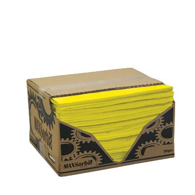 200gsm Hazchem Absorbent Pads - PK/100 200gsm Hazchem Absorbent Pads - PK/100